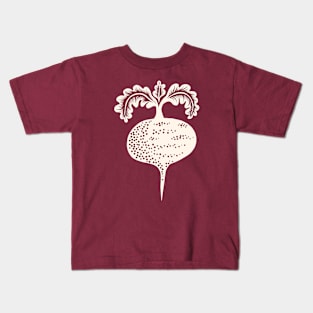 Beet white Kids T-Shirt